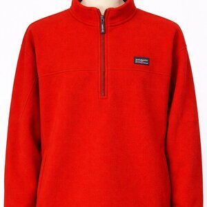 VTG Patagonia red Pullover Sz XL - Men's Lightweight Rare Half Zip Jacket LOOK